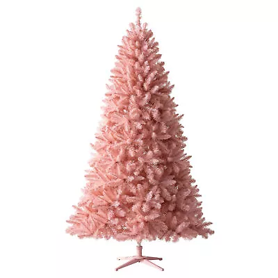 Treetopia Pretty In Pink 8 Ft Unlit Holiday Christmas Tree W/ Stand (Open Box) • $70.09