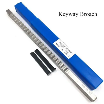 £34.79 • Buy HSS 3/8 C  Keyway Broach Cutter High Speed Steel Engineering CNC Machine Tools