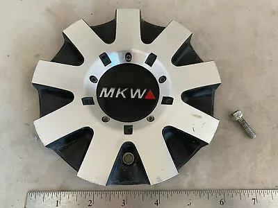 MKW Aftermarket Wheels Machined Black Wheel Rim Hub Cover Center Cap C-8014-A • $39