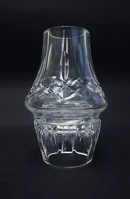 Waterford Crystal Hurricane Lamp & Globe 2 Pc Lismore 6.5  • $83.37