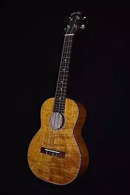 Maui Ukulele Glossy Spalted Maple Tenor 4-String Ukulele • $349