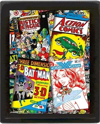 $19.75 • Buy DC Comics Batman Wonder Woman Justice League Comic Books 3D Motion Poster Photo