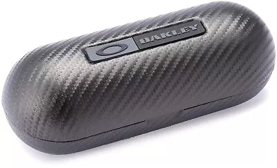 Oakley Large Carbon Fiber Hard Sunglasses Case W Cleaning Cloth And Dust Bag. • $19.99