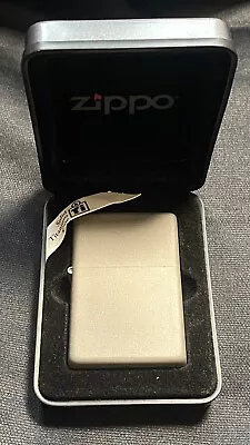 Rare Zippo Solid Titanium 110 Lighter With Case • £750