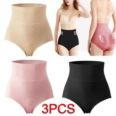£4.59 • Buy 3Pcs Women Graphene Honeycomb Vaginal Tightening & Body Shaping Briefs Underwear