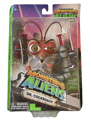 Monsters Vs. Aliens DR. COCKROACH Figure + Launcher 2009 Dream Works Toy Quest • $98.99