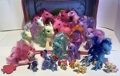 23 X My Little Pony Unicorns - Sea Pony - Mini Ponies Bundle Some Hasbro + Case • £29.95
