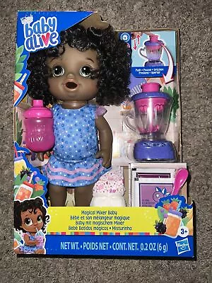 Baby Alive Magical Mixer 14  Girl Baby Doll Berry Shake With Blender With Extras • $19.99