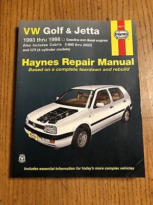 Volkswagen VW Golf Jetta GTI 1993-1998 Service Repair Manual Wiring Diagrams AC • $19.99