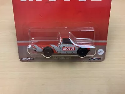 2023 Hot Wheels Premium Series “MOTUL” Datsun 620 Pickup W/ Real Riders Read • $6.99