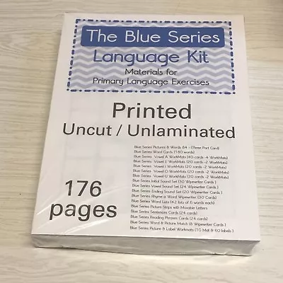 The Blue Series - Language Kit - Montessori Materials- (PRINTED) • $90.80