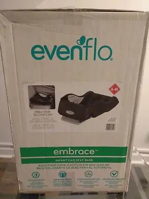 $69.98 • Buy Evenflo Embrace Infant Car Seat Base Black Quick-release Button Baby Safety Care