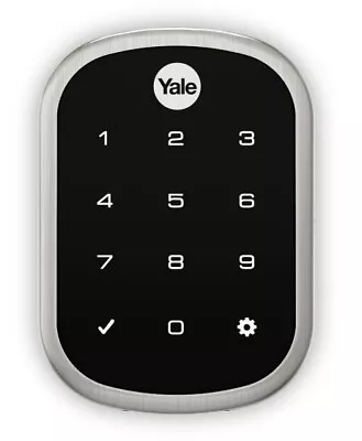 Yale Assure SL Smart Digital Deadbolt Door Lock Silver YRD256NRMSC • $370