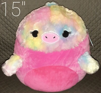 $50 • Buy 3x SQUISHMALLOW ABILENE THE OSTRICH 15  STUFFED PLUSH TOY PLAY DOLLS 