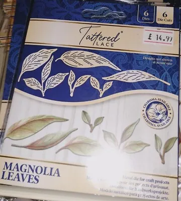 Tattered Lace Magnolia Leaves Die Set Brand New Unused Item  • £7.49