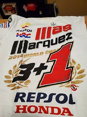 Marc Marquez Signed 3+1 Motogp World Championship Shirt • $800