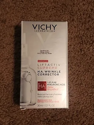 Vichy LiftActiv Supreme H.A. Wrinkle Corrector Hyaluronic Acid Face Serum - 1oz • $19.50