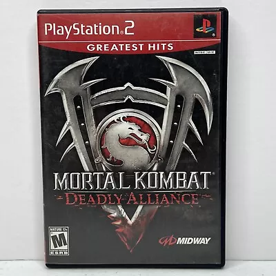 Mortal Kombat Deadly Alliance Sony PlayStation 2 PS2 Tested Ships Fast! • $8.99