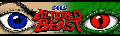 Altered Beast Arcade Marquee For Reproduction Header/Backlit Sign • $15.75