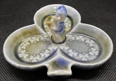 Wade Irish Porcelain Shamrock Whimtray With Pixie In A Tree • $25.74