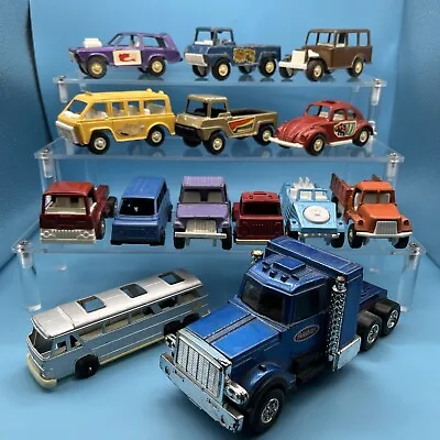 Tootsie Toy Wheelie Wagon Bee Bus VW Bug Vintage Trucks Vans Cars More Lot • $24.10