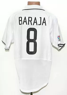 Valencia Spain 2002/2003 Home Football Shirt Jersey Nike #8 Baraja Size M • £89.99