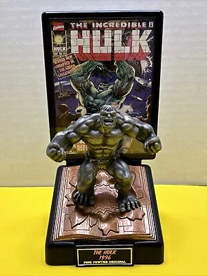 Marvel Comics The Incredible Hulk Fine Pewter Comic Book Champions Figure  • $20