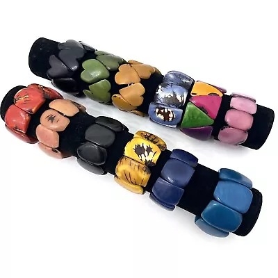 Wholesale Tagua Nut Bracelets One Size Fits All 12 Bracelets • $144