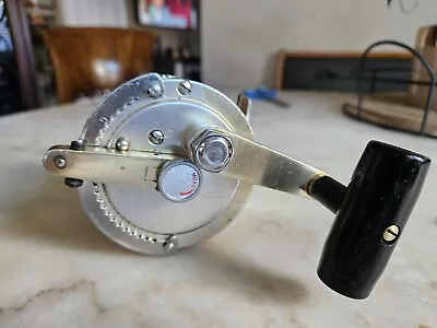 Vintage FIN-NOR TYCOON Golden Regal 12 Fishing Trolling Reel • $100