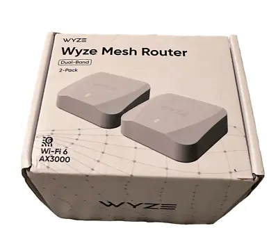 Wyze AX3000 Dual-Band Wi-Fi 6 Mesh Router - White • $49.95