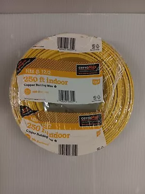 Romex / CerroMax 250' Indoor 12/2 NM-B W/ Ground Wire Yellow • $139