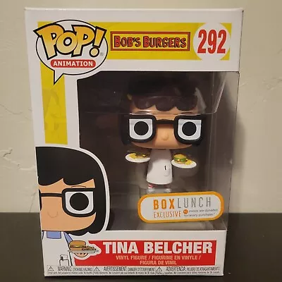 Funko Pop! Bob's Burgers - Tina Belcher (w/ Cheeseburger) Box Lunch Exclusive • $59