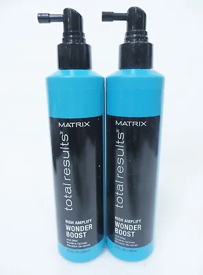 MATRIX TOTAL RESULTS HIGH AMPLIFY WONDER BOOST ROOT LIFTER 8.5 OZ (Lot Of 2) • $36