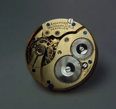 Waltham Traveler Pocket Watch Movement   Ref   Bb55 • £38