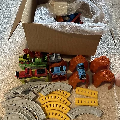 Mega Blocks Thomas The Train Track James Percy  HUGE Used Lot 8 Lbs 100x Pieces • $74.99