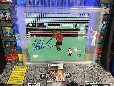 Mike Tyson Signed Autographed 8x10 PSA/DNA Encapsulated Nintendo Punch-Out!! • $349