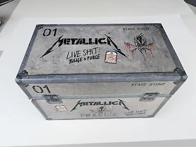 Metallica Live - Binge & Purge Box Set 3 VHS 3 CDs Book Stencil & Pass • $89.99