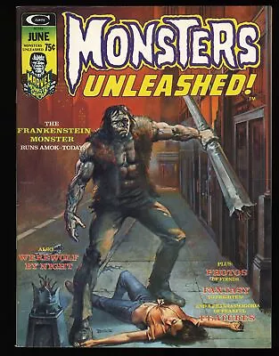 Monsters Unleashed #6 NM- 9.2 Werewolf By Night! Mike Ploog! Marvel 1974 • $66