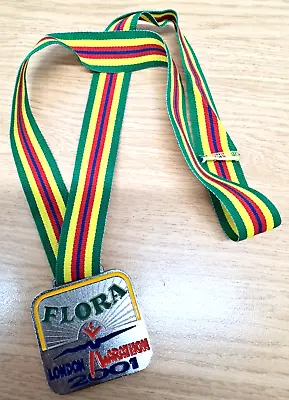 Flora 21st London Marathon 2001: 'officials' Race Presentation Medal: Rare Look! • £19.99