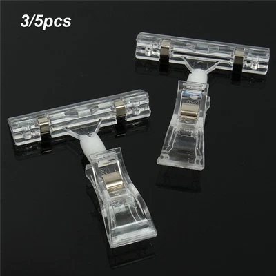 £4.79 • Buy Plastic Shelf Clamp Price Label Tag POP Advertising Clips Sign Display Holders