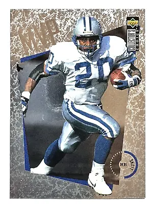 HOF BARRY SANDERS Lions 1996 Upper Deck Collector's Choice MVP INSERT Card #M16 • $2