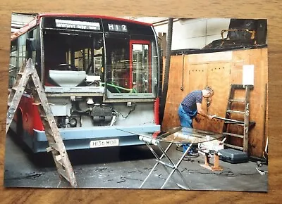 London Transport  Bus Photograph DT 136 In The Garage. Free UK Postage • £3.59