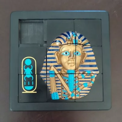 Vintage DAMERT Toy 1993 KING TUT 3D Slide Puzzle - TUTANKHAMEN & Glyph Cartouche • $6.99