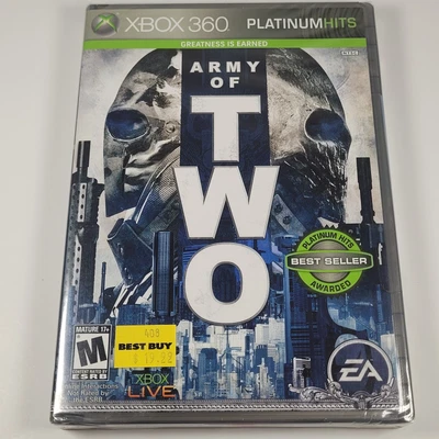 $49.99 • Buy Army Of Two Xbox 360 New Sealed Platinum Hits Seal Has Rips + Stickers