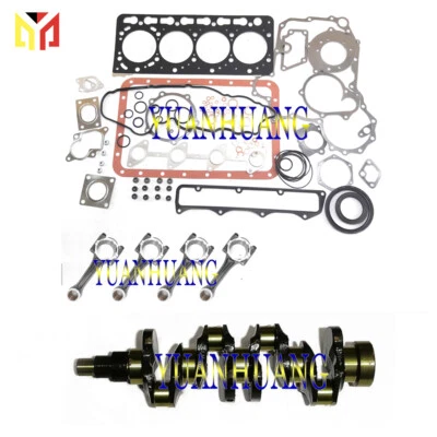 $1092.50 • Buy V3300-12V Crankshaft Con Rod Bearing Engine Gasket Kit For KUBOTA Tractor Loader
