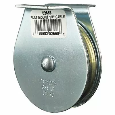 Zoro Select 4Jx73 Pulley Block Wire Rope 1/4 In Max Cable Size 685 Lb Max • $15.49