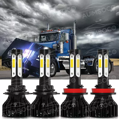 For Volvo VN VNL VNM Truck 630 670 730 780 2004-2015 - 4X LED Headlight Bulb K9A • $35.99