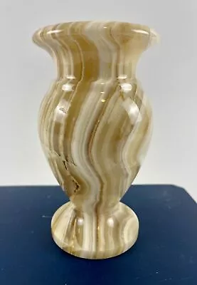 Vase In Alabaster Onyx Marble 6  Tall • $45