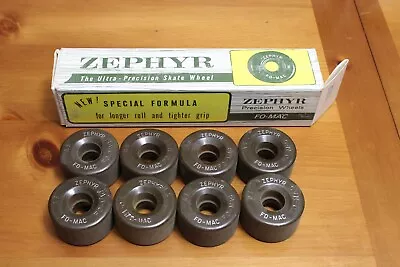 Vintage 1970's Zephyr Fo-Mac Precision Skate Wheels Skateboard Or Roller Skate • $75