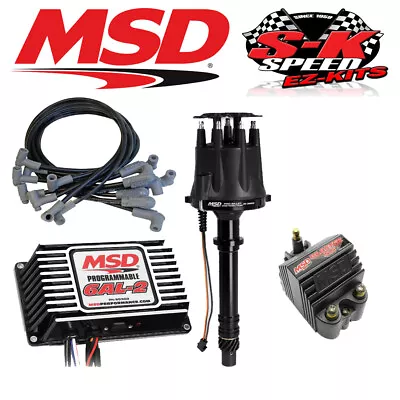 MSD Ignition Kit - Programmable 6AL-2/Distributor/Wires/Coil Small Block Chevy • $1164.95